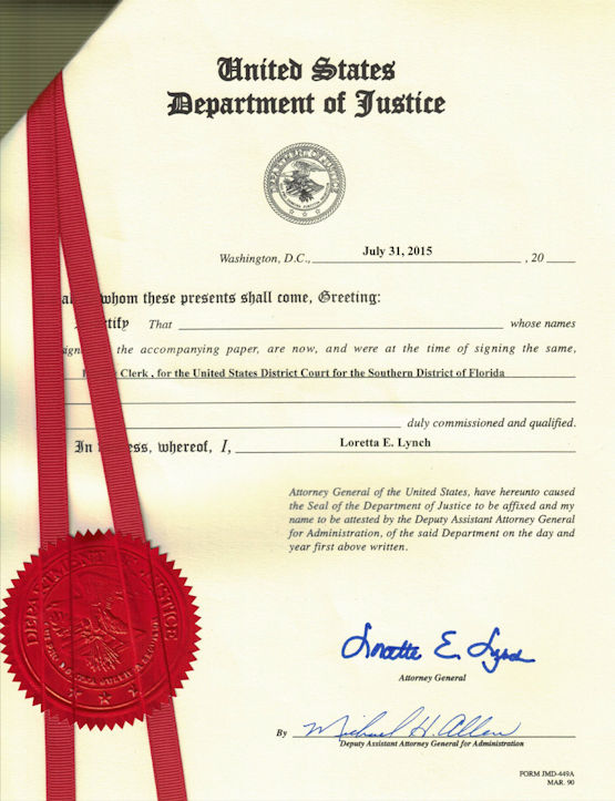 在美国结婚公证对其进行海牙认证