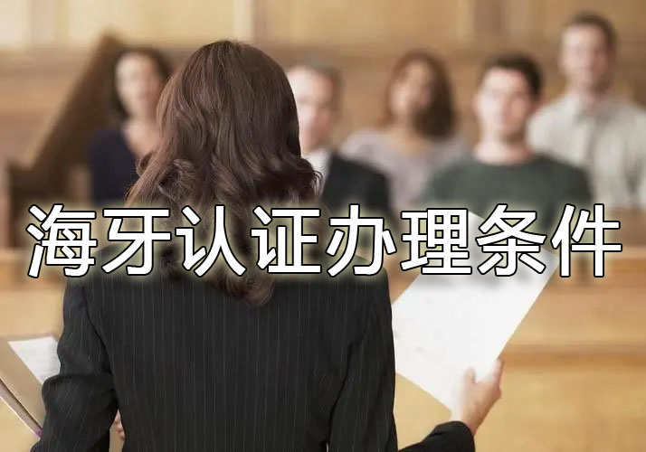 海牙认证办理条件