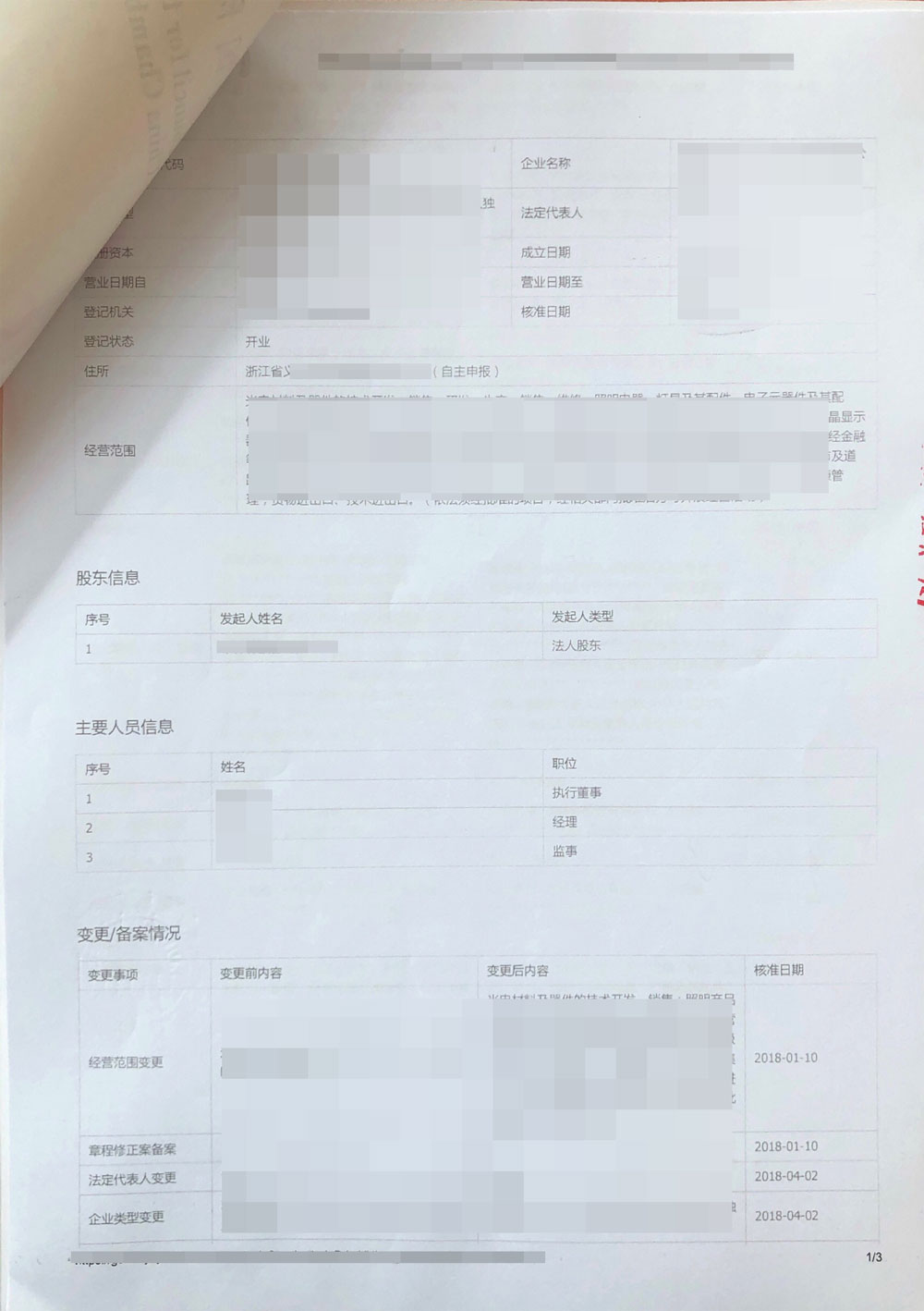 企业基本信息