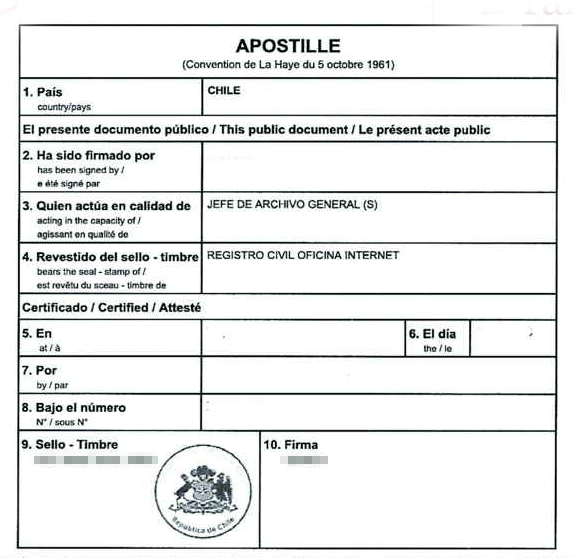 智利海牙认证_apostille认证