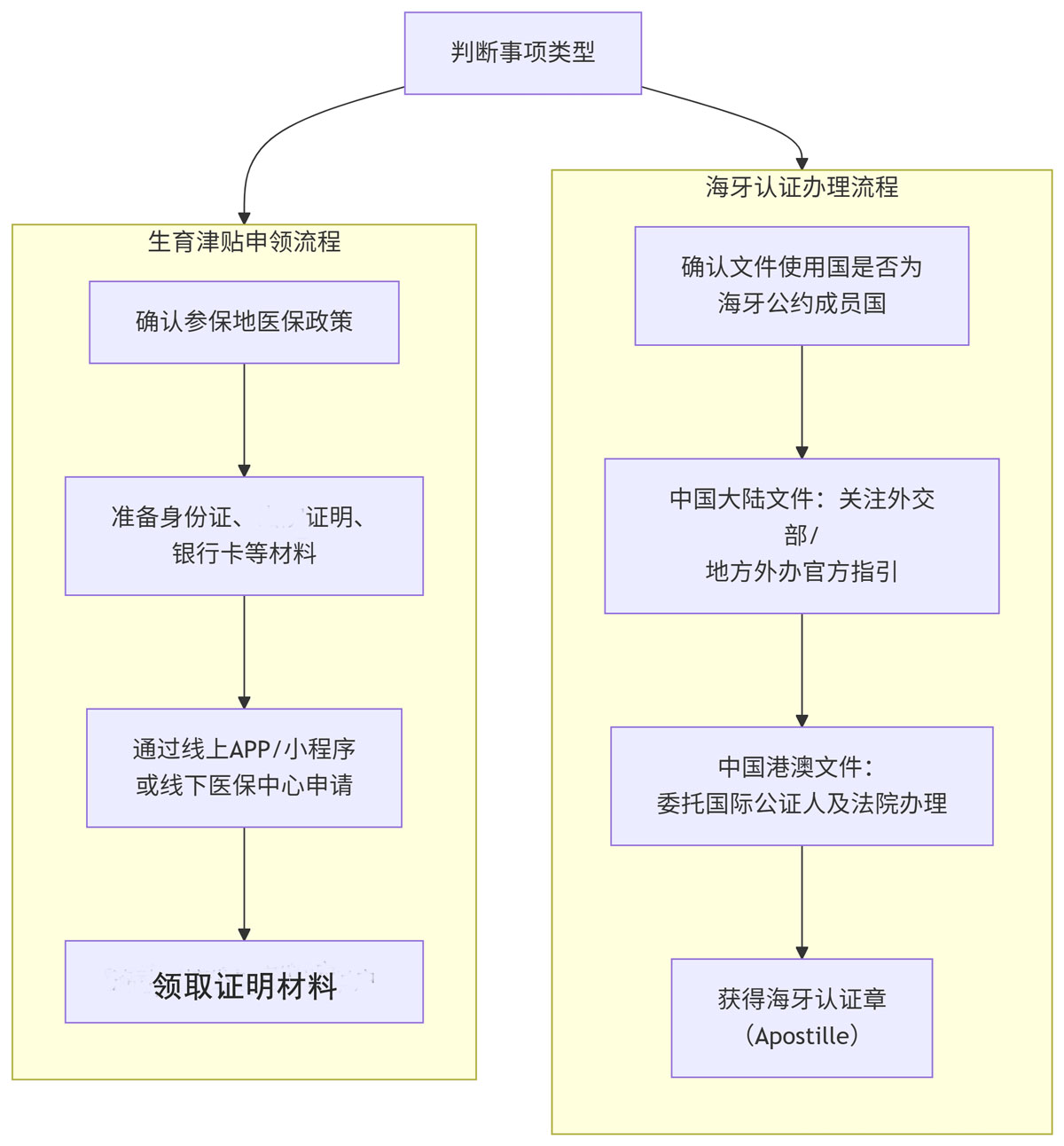 未领过生育津贴海牙认证