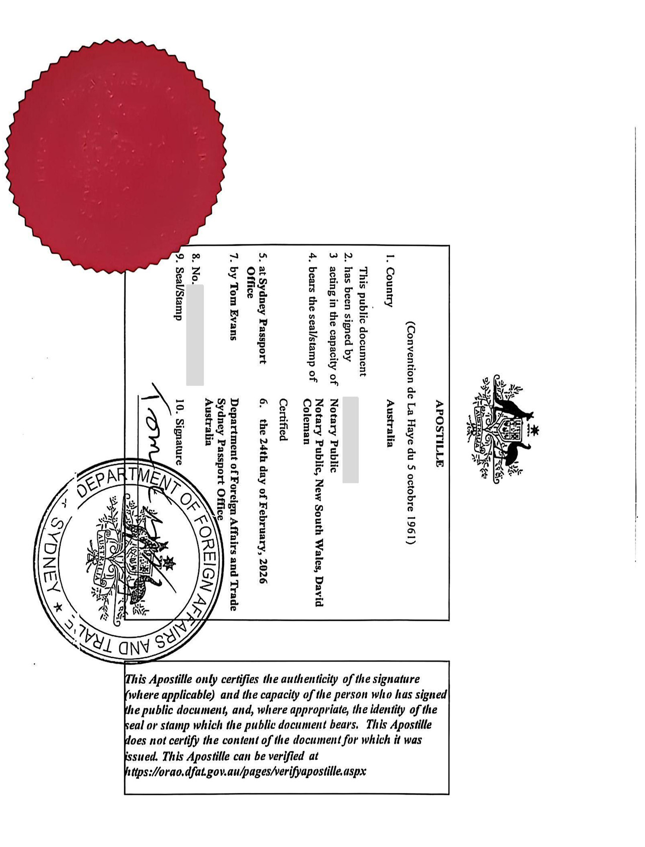 授权委托书海牙认证