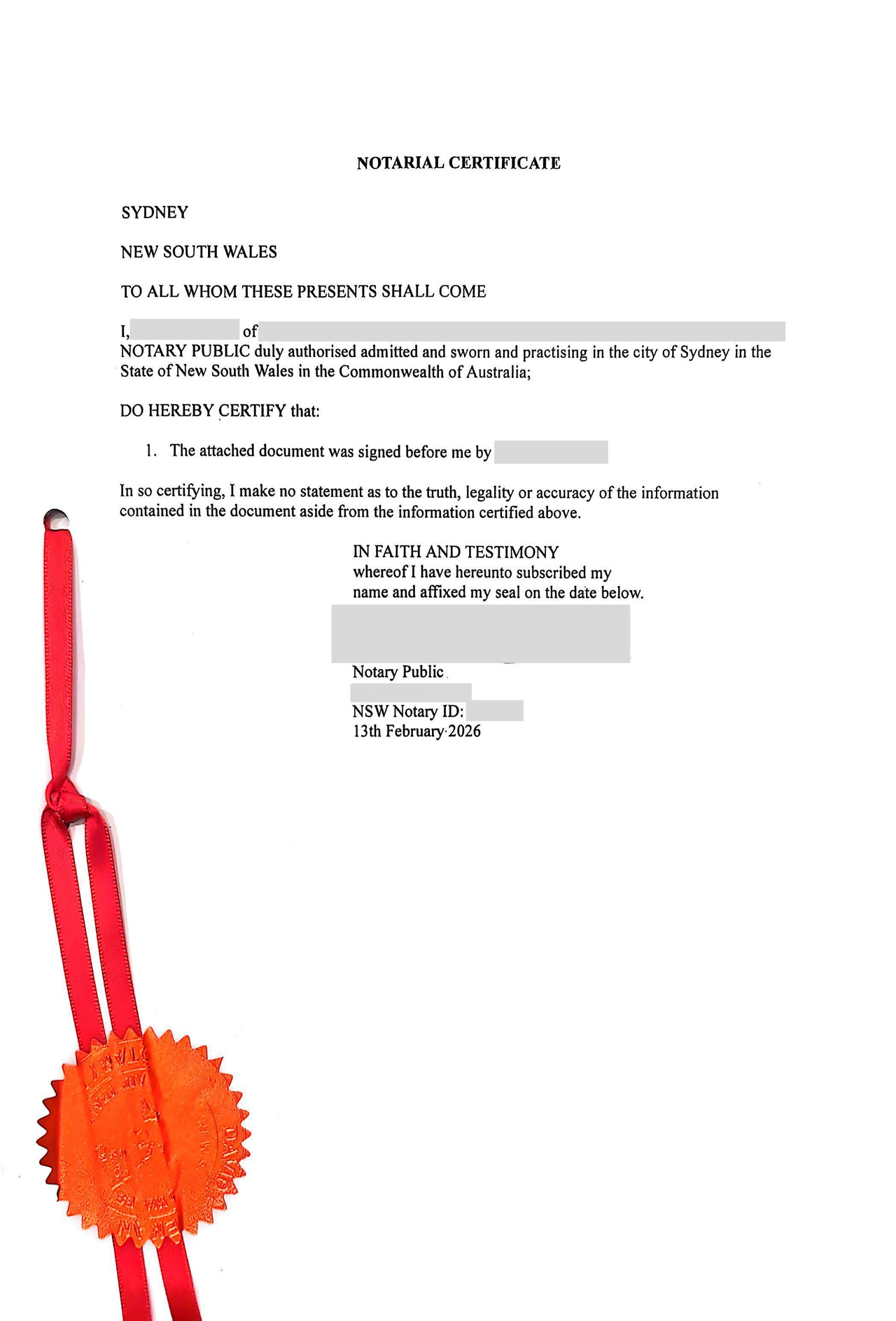 授权委托书公证