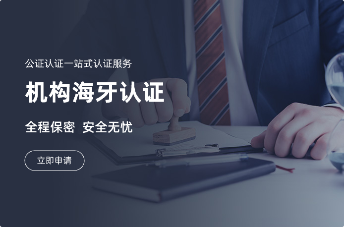 机构海牙认证办理服务中心